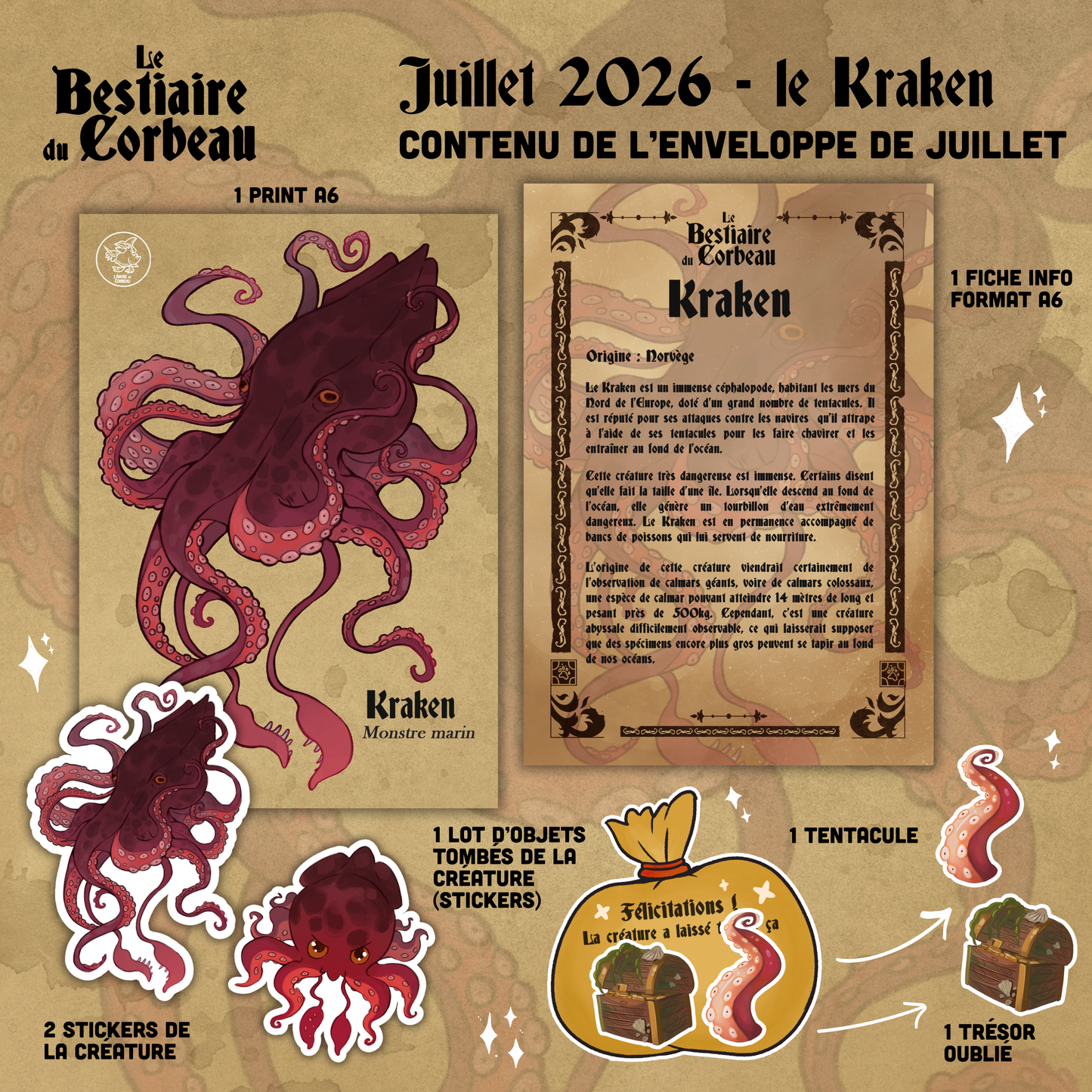 Mail Club : Le Bestiaire du Corbeau !