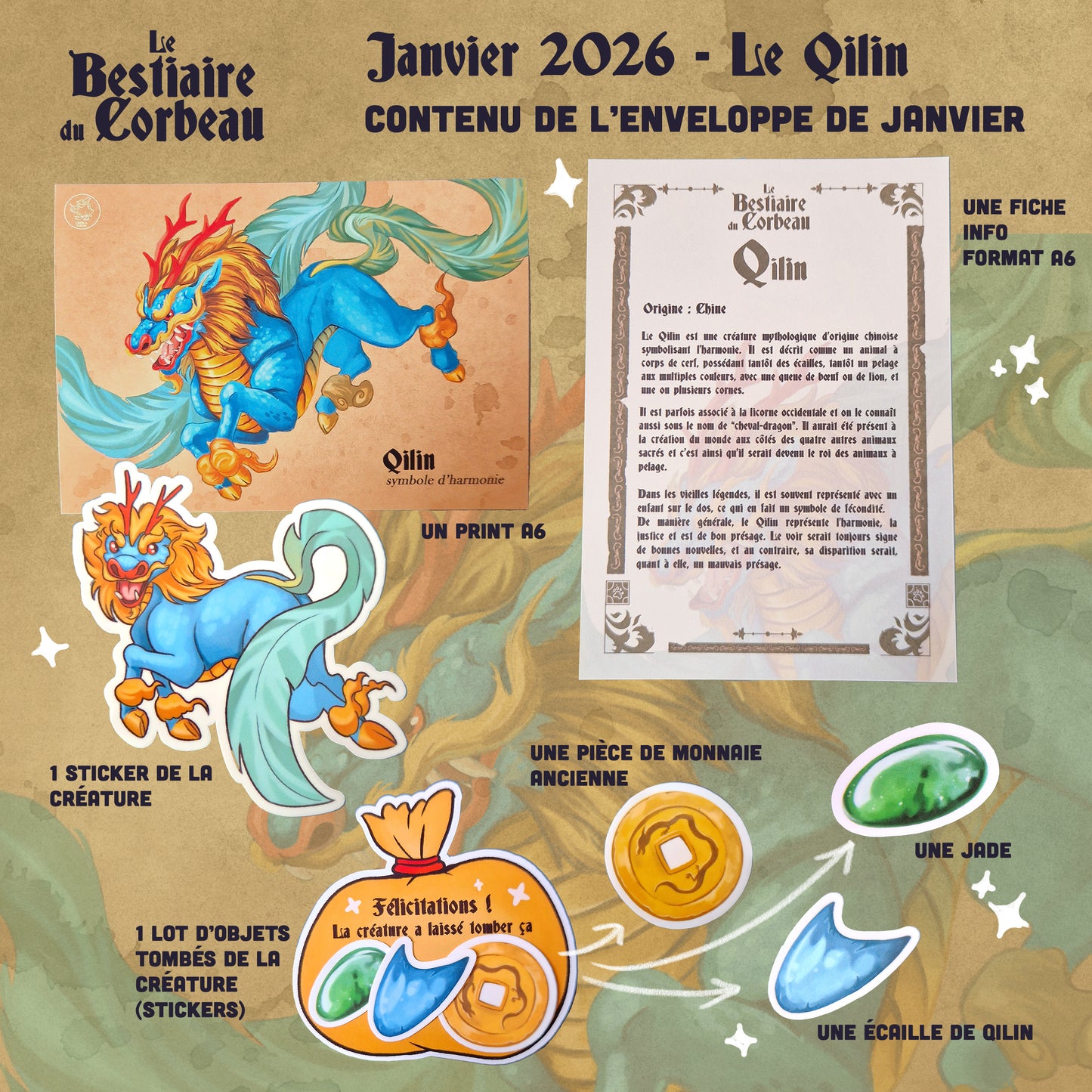 Mail Club : Le Bestiaire du Corbeau !