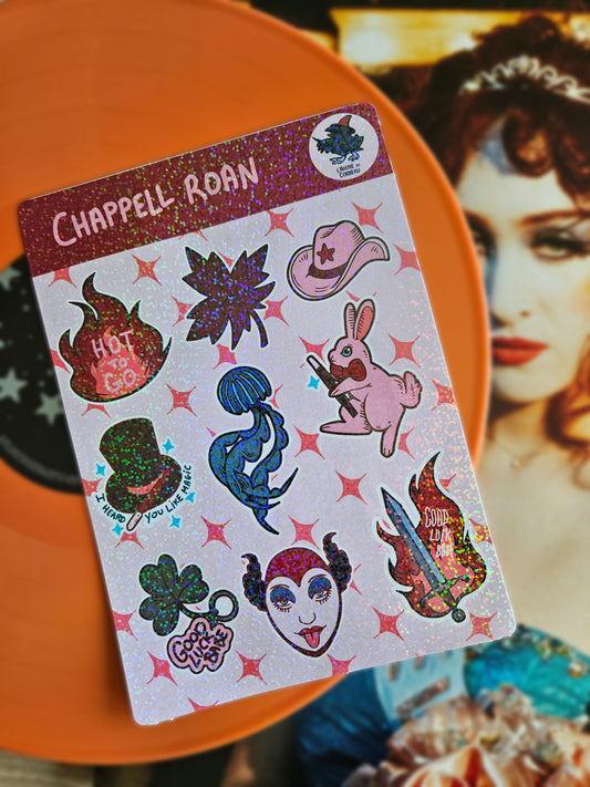 Bundle Stickers Holographiques Chappell Roan