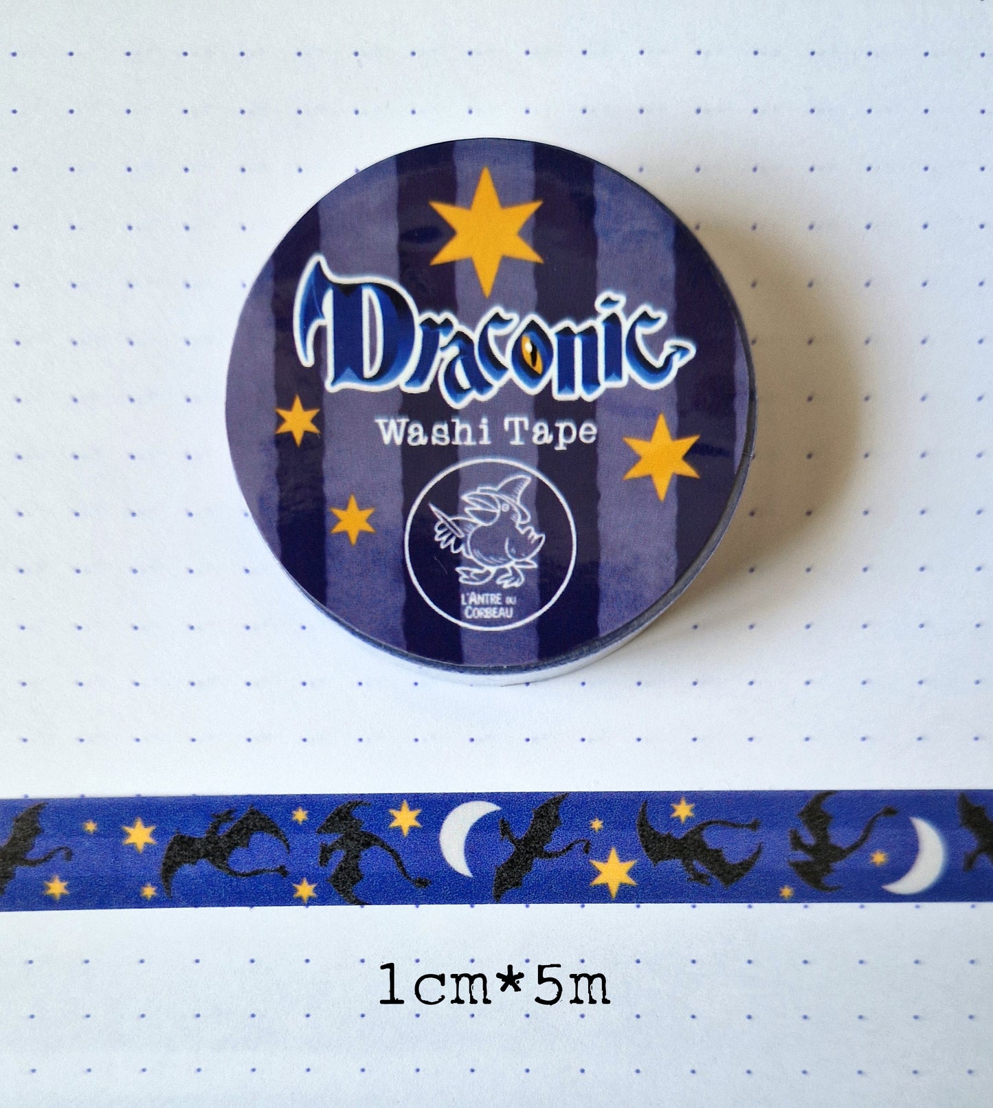Washi Tape Draconic 1cm*5m