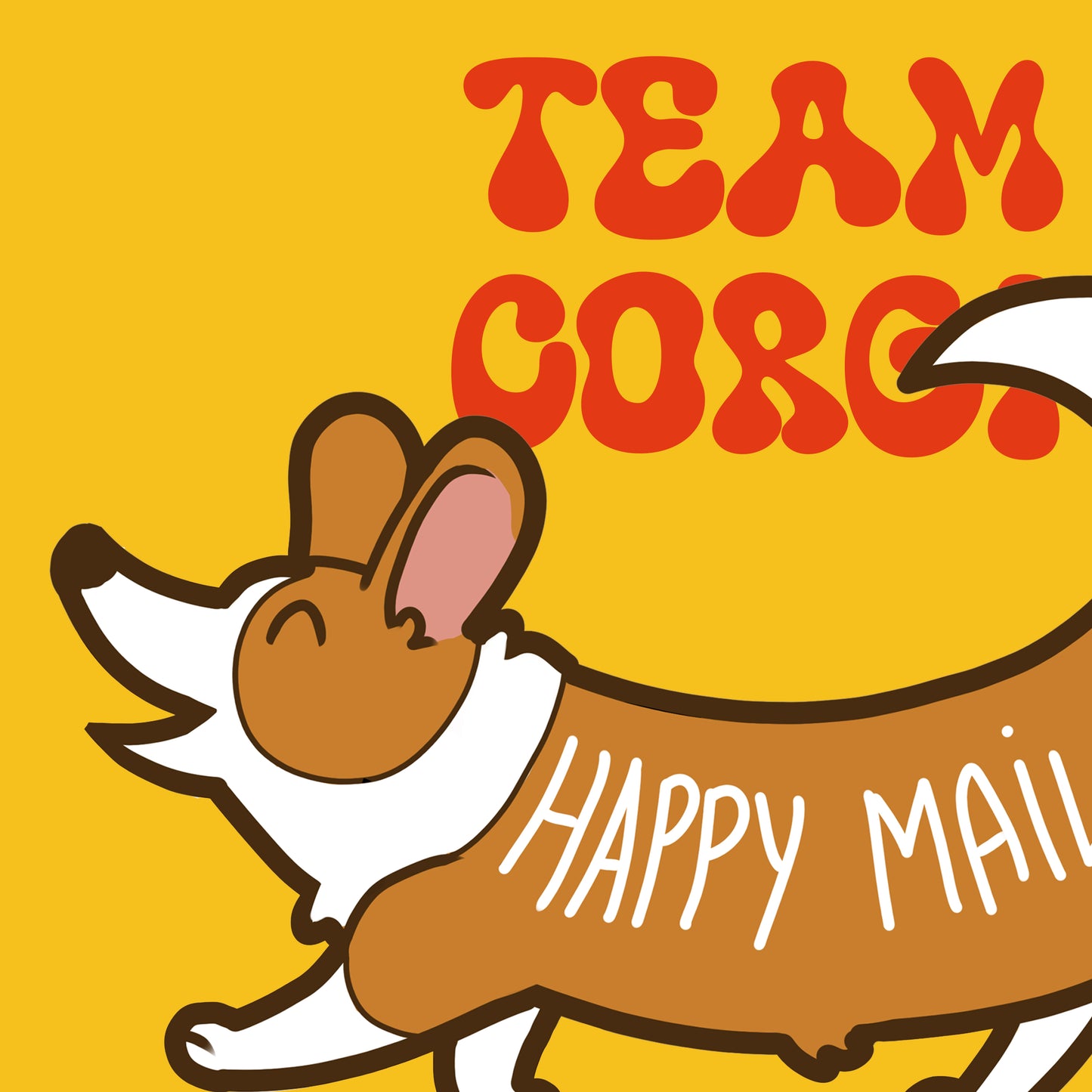 Lot stickers Team Corgi x9