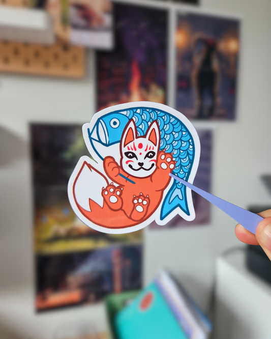 Sticker Renard - Tipeee Juin 2025